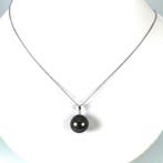 Halsketting Zilver Parel - Big Tahiti RD Ø 14 MM, Nieuw