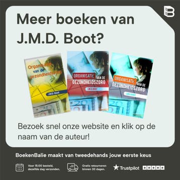 Organisatie van de gezondheidszorg - J.M.D. Boot, Verzenden, Zo goed als nieuw, J.M.D. Boot