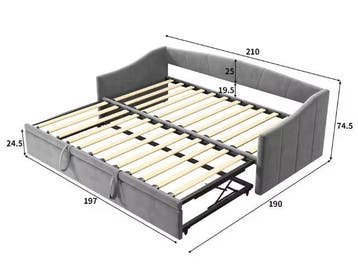 DAY Bed Sofa – Uittrekbaar van 90x200 cm naar 180x200 cm, Verzenden, Nieuw