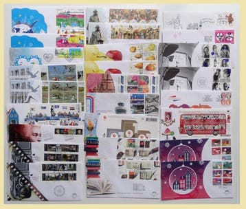 Nederland 2016 - Complete jaarcollectie F.D.C.s - NVPH:, Gestempeld