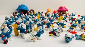 Peyo - Speelgoed figuur 60x Peyo W. Germany Smurf – Devil