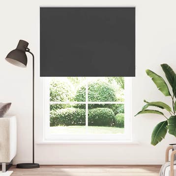 vidaXL Rolgordijn verduisterend 155x210 cm stofbreedte 151,6, Verzenden, Nieuw, Zwart