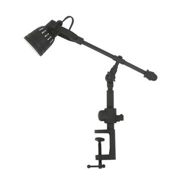 Tafellamp Orlando Antiek Zwart Binnenverlichting, Verzenden, Nieuw, Overige materialen, Minder dan 50 cm