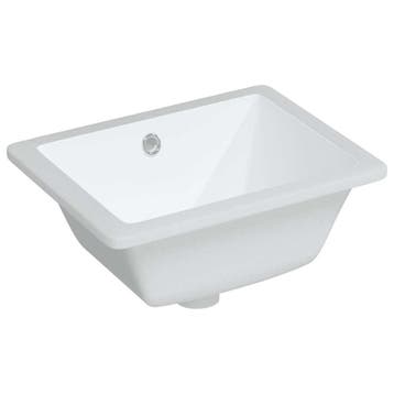 Wasbak keramiek 39cm - retourdeal - 62% korting, Ophalen of Verzenden, Gebruikt, Chroom, Wastafel