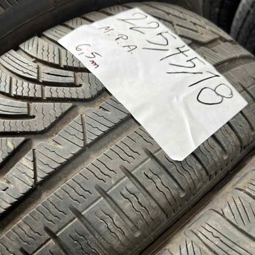 2 x Michelin Pilot Alpin 225-45-18 Winterbanden 6,5mm, 18 inch, Gebruikt, Band(en), Personenwagen