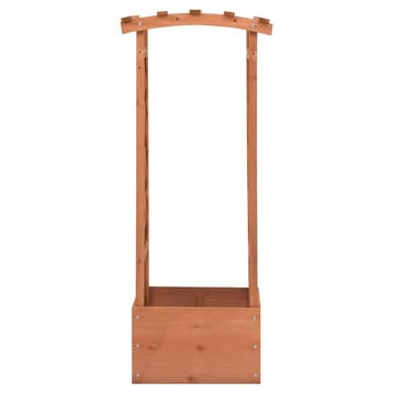 vidaXL Latwerkplantenbak met boog 49x39x117 cm vurenhout, Tuin en Terras, Verzenden, Minder dan 60 cm, Nieuw, 60 cm of meer