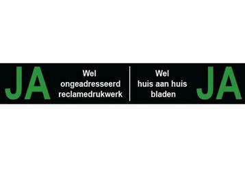 Brievenbusstickers: ja/nee stickers, nee/nee stickers, Verzamelen, Nieuw