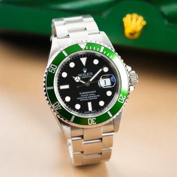 Rolex - Submariner Date Custom Green Kermit Bezel 50th, Nieuw
