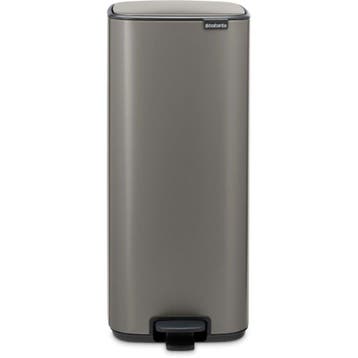 Brabantia Pedaalemmer 30L - Platinum, Huis en Inrichting, Nieuw