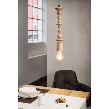 EGLO Vintage Avoltri - Hanglamp - 1 Lichts - Eiken Tweede, Verzenden, Nieuw