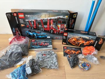 Lego Set - Technic - 42098 Car Transporter; 42093 Chevrolet, Nieuw