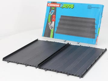 Carrera Servo 140 78508 dubbelrecht 4-sprong 2 st. #5214, Ophalen of Verzenden, Gebruikt