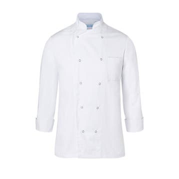 GGM Gastro | KARLOWSKY | Kookjas Basic - Wit - Maat: 5XL |, Verzenden, Nieuw in verpakking