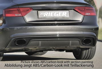 RS5 Look Diffuser voor Audi A5 8T Sportback S line / S5, Auto diversen, Ophalen of Verzenden
