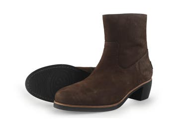 Shabbies Amsterdam Enkellaarzen in maat 41 Bruin, Kleding | Dames, Verzenden, Lage of Enkellaarzen, Zo goed als nieuw, Bruin
