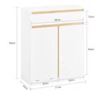 Badkamerkast met wasmand en lade, Huis en Inrichting, Verzenden, Nieuw