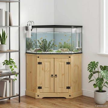 vidaXL Aquarium Stand CORONA Bruin 70 x 70 x 73 cm 300 kg, Verzenden, Nieuw