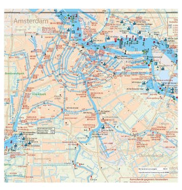 Kaartkussen Amsterdam, Ophalen of Verzenden, Nieuw