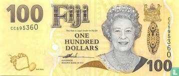 Fiji 100 Dollars  - 2007, Postzegels en Munten, Bankbiljetten | Oceanië, Verzenden, Los biljet