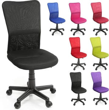 Kinder bureaustoel - Ergonomisch - Zwart - TRESKO, Huis en Inrichting, Bureaustoelen, Verzenden, Zo goed als nieuw