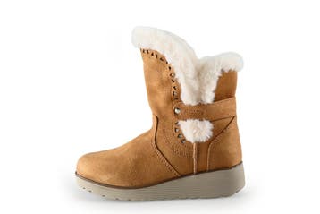 Skechers Enkellaarzen Meisjes in maat 30 Cognac, Verzenden, Jongen of Meisje, Schoenen, Skechers
