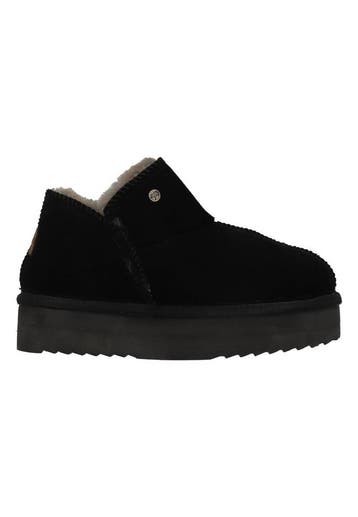 Warmbat Pantoffels Willow Plateau WLW371099 Zwart-39, Verzenden, Nieuw, Zwart