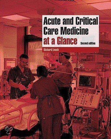 Acute And Critical Care Medicine At A Glance 9781405161398, Verzenden, Gelezen, Richard M. Leach