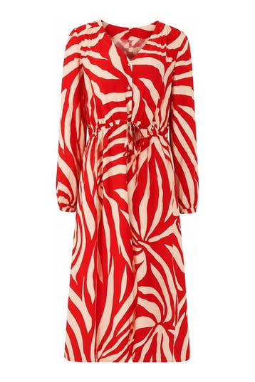 Only Carmakoma Jurk in maat 50 Rood, Kleding | Dames, Only Carmakoma, Verzenden, Gedragen, Rood
