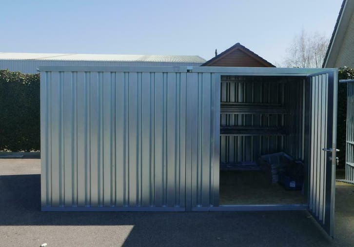 Haardhout opslag,  overkapping, tuinschuur, Laagste prijs NL, Doe-het-zelf en Verbouw, Containers