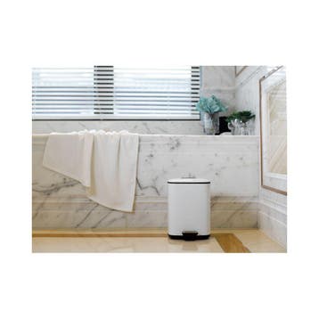 EKO Regent Step Bin 6 ltr - Wit, Verzenden, Nieuw