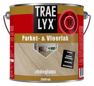 Trae lyx parket vloerlak zijdeglans, 2,5 liter, Verzenden, Nieuw