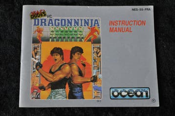 Bad Dudes vs Dragonninja Nintendo NES Manual NES-55-FRA, Verzenden, Nieuw