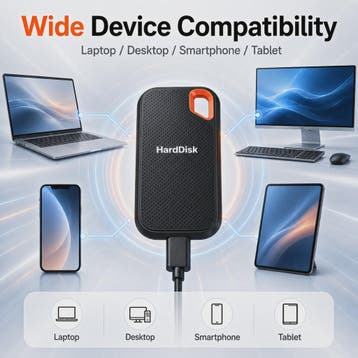 Compacte Externe SSD 1TB/2TB - Draagbare Opslag met USB 3.1, Verzenden, Nieuw