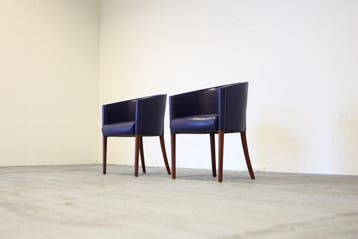 Moroso - Antonio Citterio - Fauteuil (2) - Rich - Leder,, Antiek en Kunst, Antiek | Meubels | Stoelen en Banken