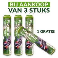 Vliegenrol met 10 meter kleef- vliegpapier, Verzenden, Nieuw