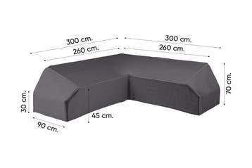 Platinum Aerocover platform loungesethoes 300x300 cm., Verzenden, Nieuw, Overige materialen