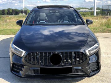 Grill voor Mercedes A-Klasse W177 2018-2022 | glans zwart