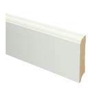 Sfeerplinten MDF Eigentijdse plint 70x12 wit voorgelakt R..., Overige materialen, Verzenden, 50 tot 150 cm, Overige typen