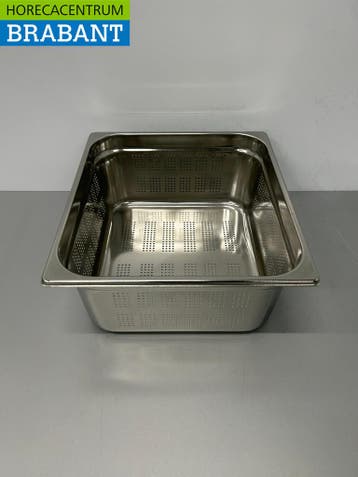 RVS Geperforeerde Gastronorm Bak GN Bak 2/3 GN Diepte 150 mm, Ophalen of Verzenden, Nieuw in verpakking