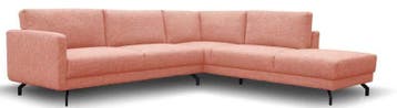 Hoekbank Vleuten - hoekbanken - Roze, Nieuw, 150 cm of meer, Stof, 200 tot 250 cm