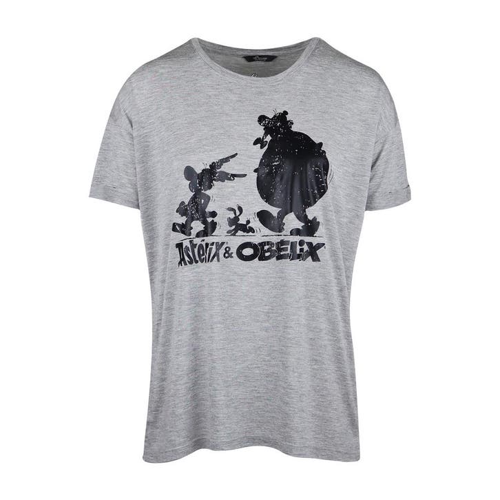 Princess goes Hollywood • grijs t-shirt Asterix Obelix • 36, Kleding | Dames, Tops, Grijs, Nieuw, Maat 36 (S), Verzenden