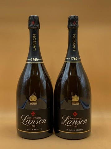 Lanson, Le Black Réserve Brut - Champagne - 2 Magnums, Nieuw