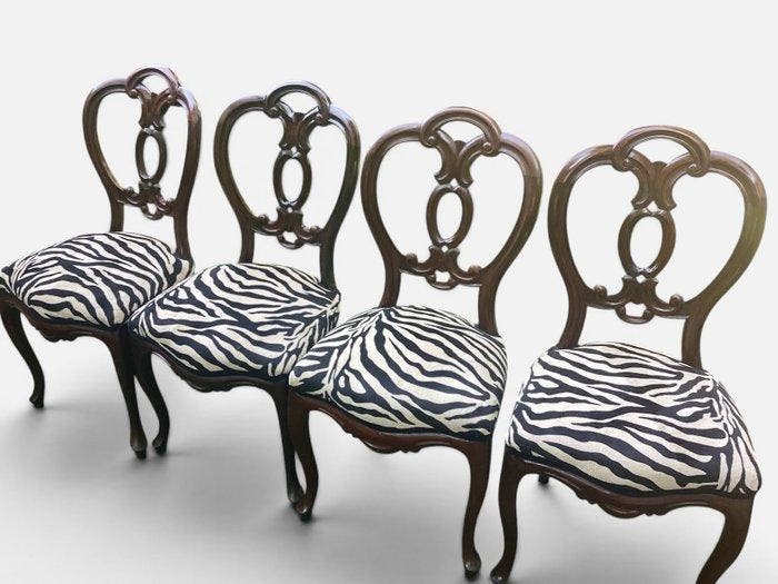 Stoel - Mahonie, Antiek en Kunst, Curiosa en Brocante