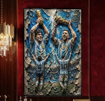 Argentina - Wereldkampioenschap Voetbal - Maradona - Messi -, Verzamelen, Nieuw