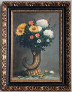 Hugo Hernán Higinio Isaza (1974) - Le vase corne d’abondance, Antiek en Kunst, Kunst | Schilderijen | Klassiek