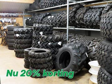 20% korting op gazon- en tractorbanden voor minitractoren, Ophalen of Verzenden