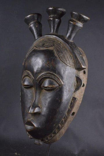 Ceremoniemasker van de Dje - Yaure - Ivoorkust