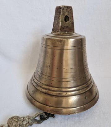 Scheepsbel - Brons - Met allemansend, Antiek en Kunst, Curiosa en Brocante