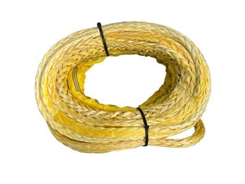 Hawk-Line Touw HMPE 30 MTR 28MM BS 57Ton 1 bekleed Oog NI..., Verzenden, Nieuw