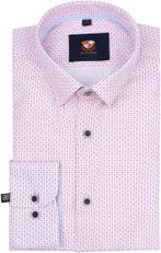Suitable Overhemd Print Roze maat 41 Heren, Verzenden, Nieuw, Roze, Suitable